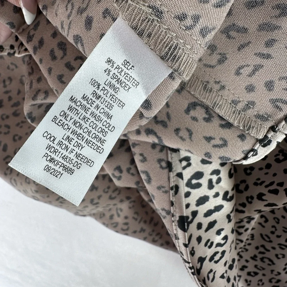 Lola and Grace Mini Fit and Flare Dress Womens Size XS Roan Pattern Animal Print
